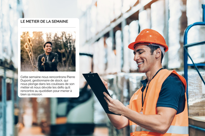 Intranet idées de contenus, présentation métier