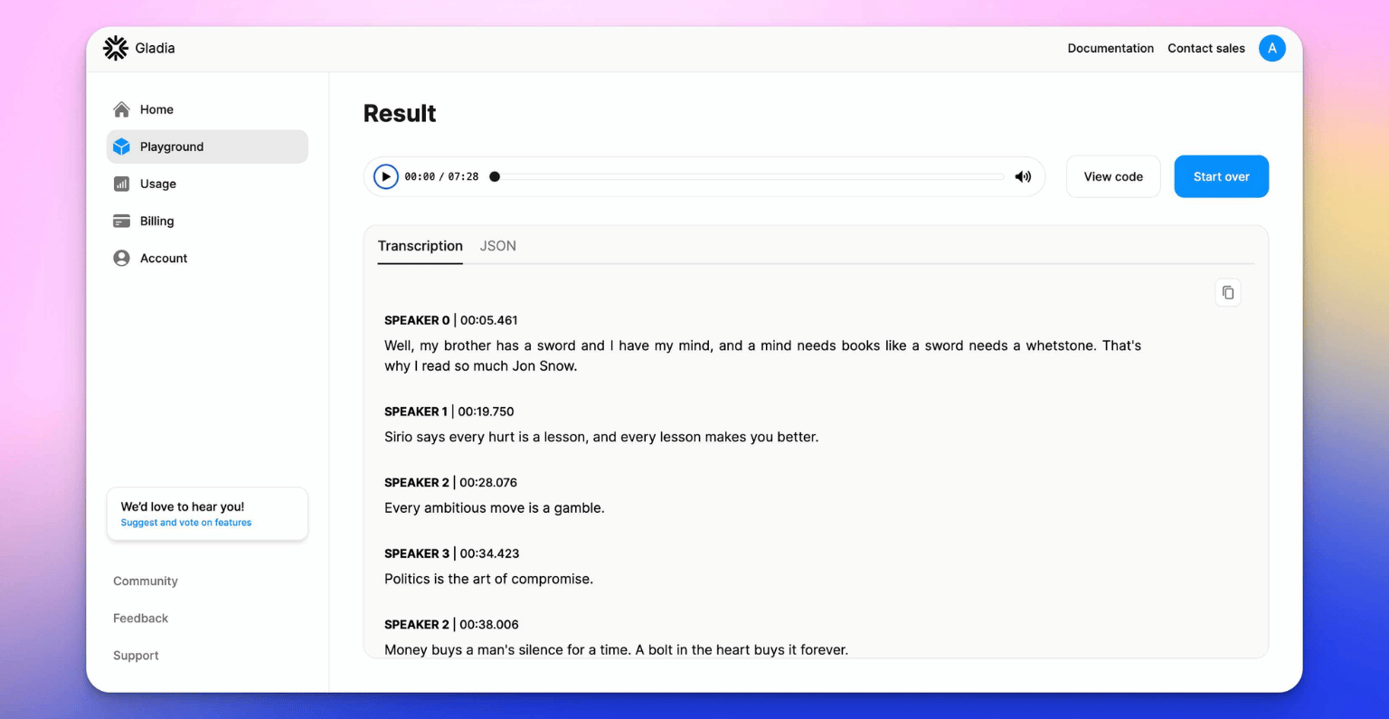 gladia-app